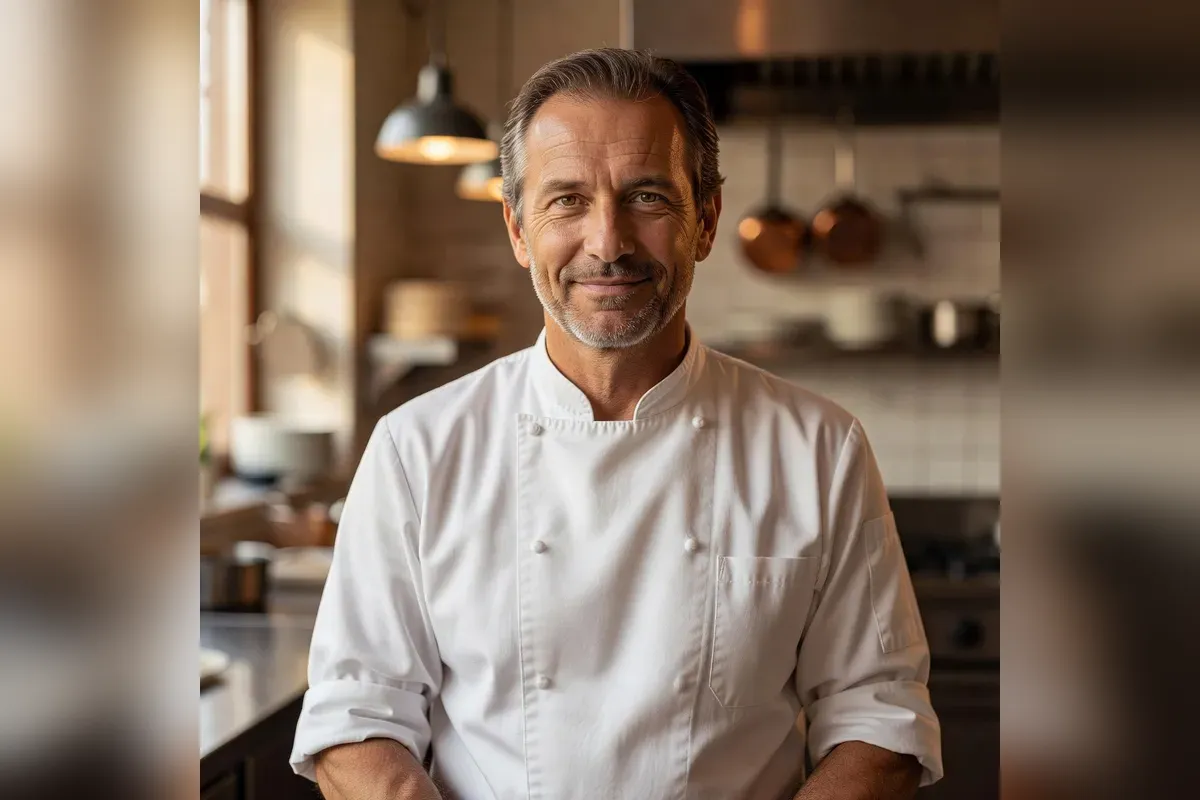 Portrait éditorial de Dmitri Volkov, chef cuisinier russe à Paris